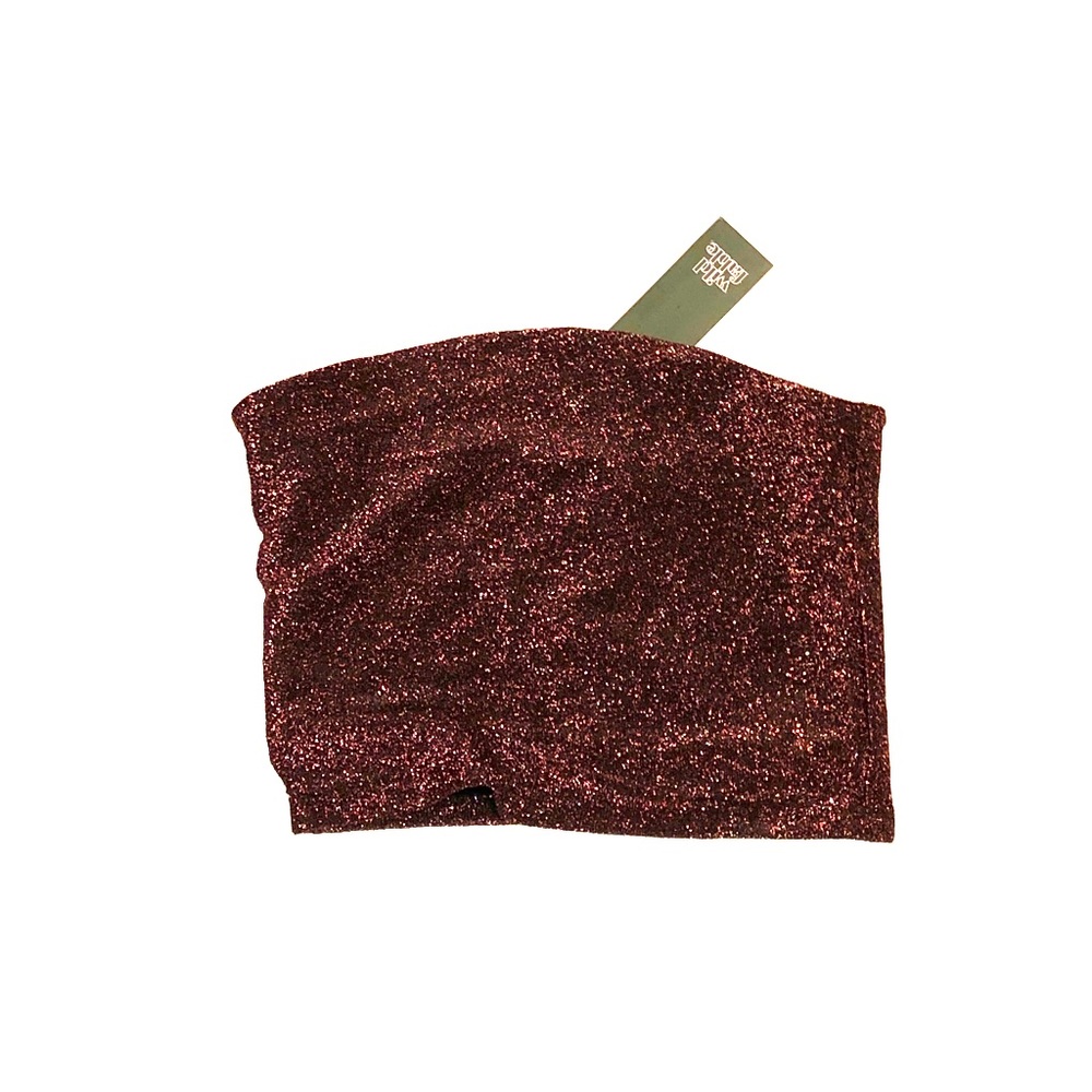 sparkly tube top